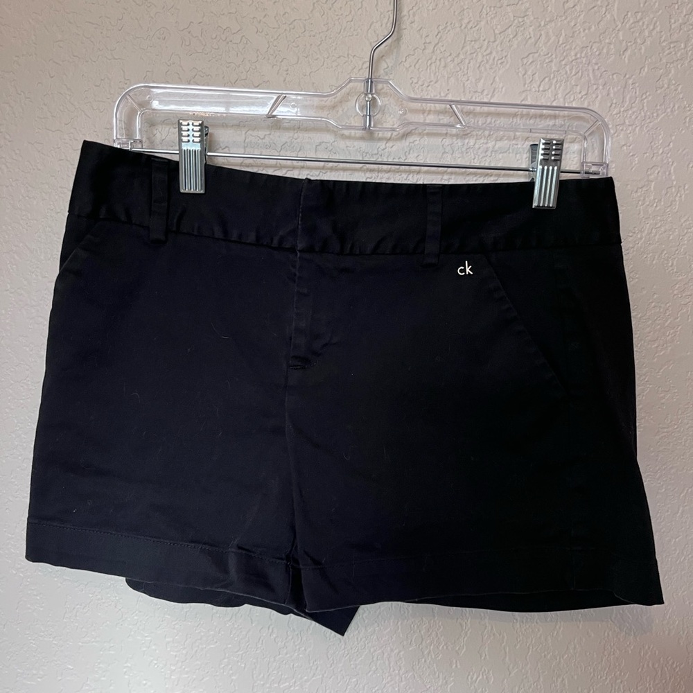 Calvin Klein Black Shorts Tailored Fit